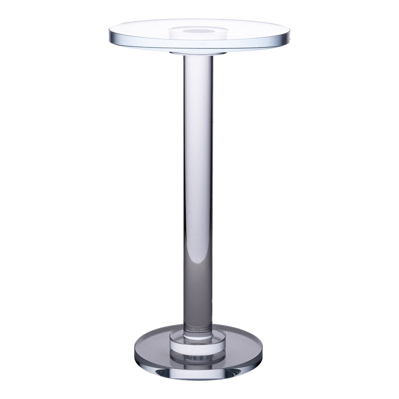 Тортівниця скляна на ніжці 12×23 см кругла стійка для торта