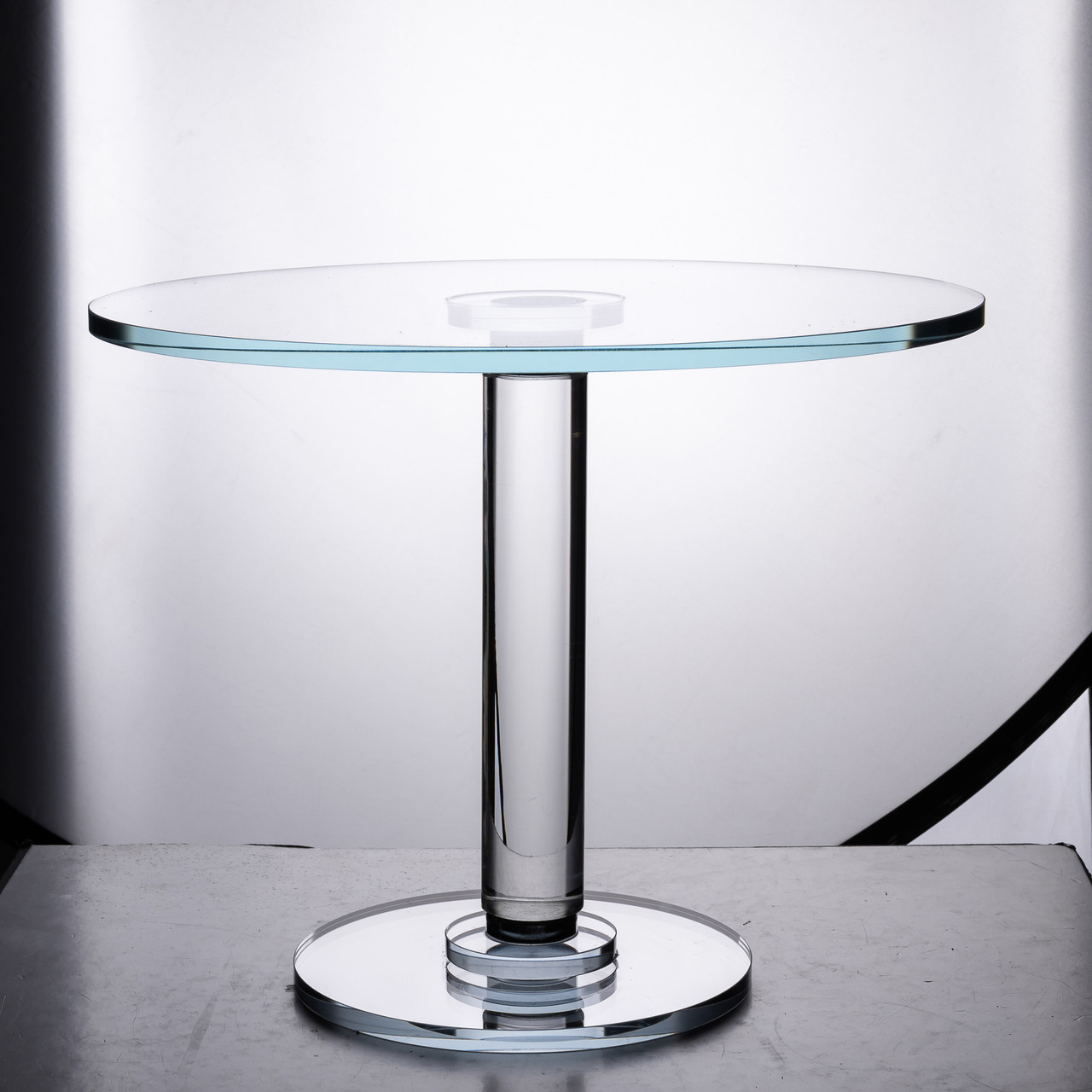 Тортівниця скляна на ніжці 30×24 см підставка для торта