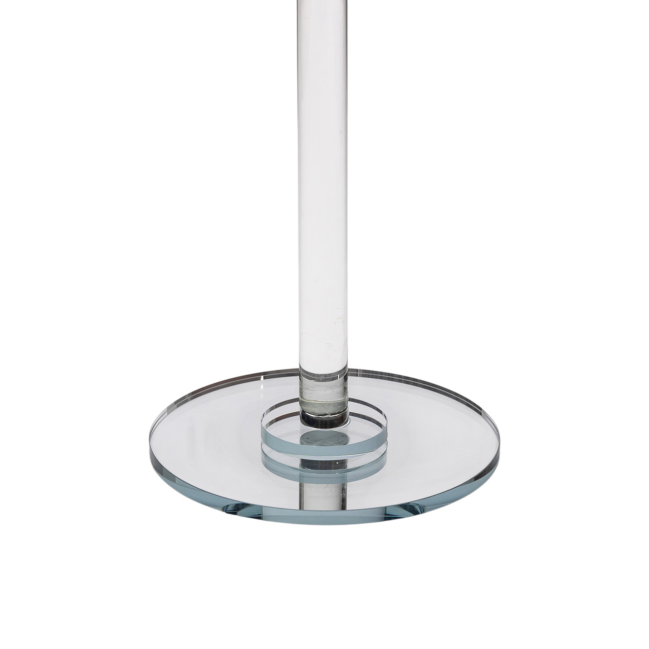 Тортівниця скляна на високій ніжці 30×60 см кругла підставка для торта