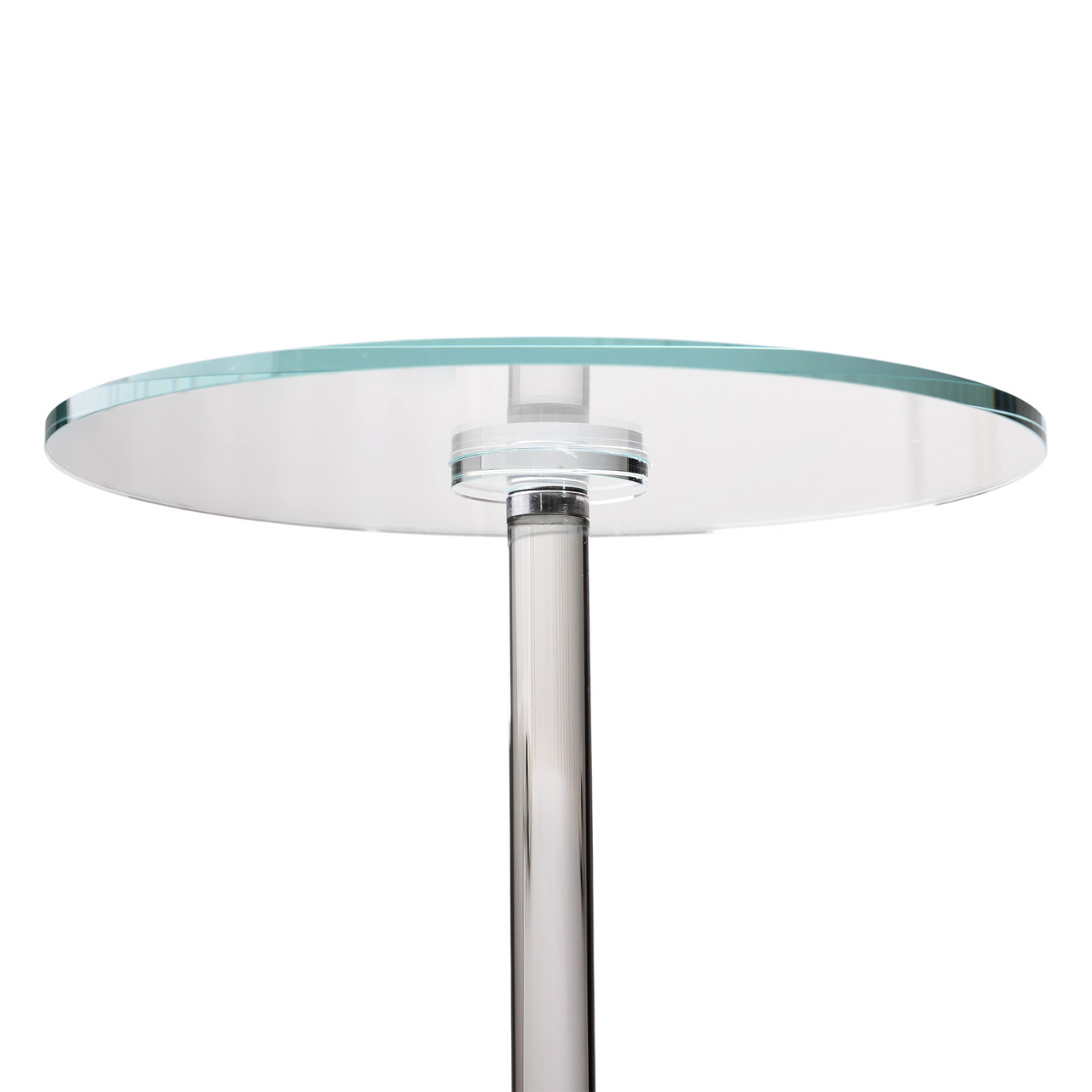 Тортівниця скляна на високій ніжці 30×70 см кругла підставка для торта