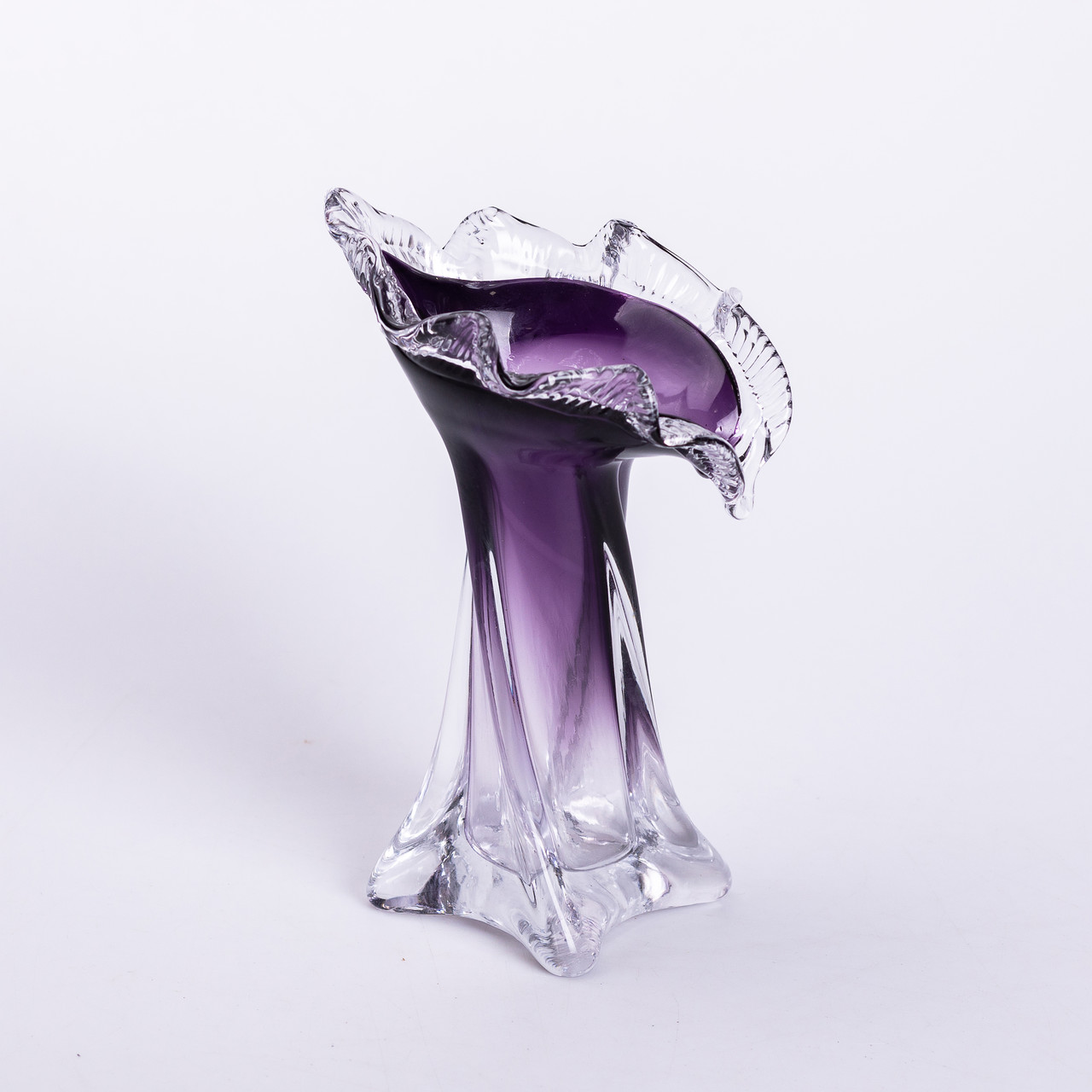 Ваза для квітів 20 см декоративна ваза для букета 110 мл Фіолетова HP-9-9_HP-9-9_Milantium_2