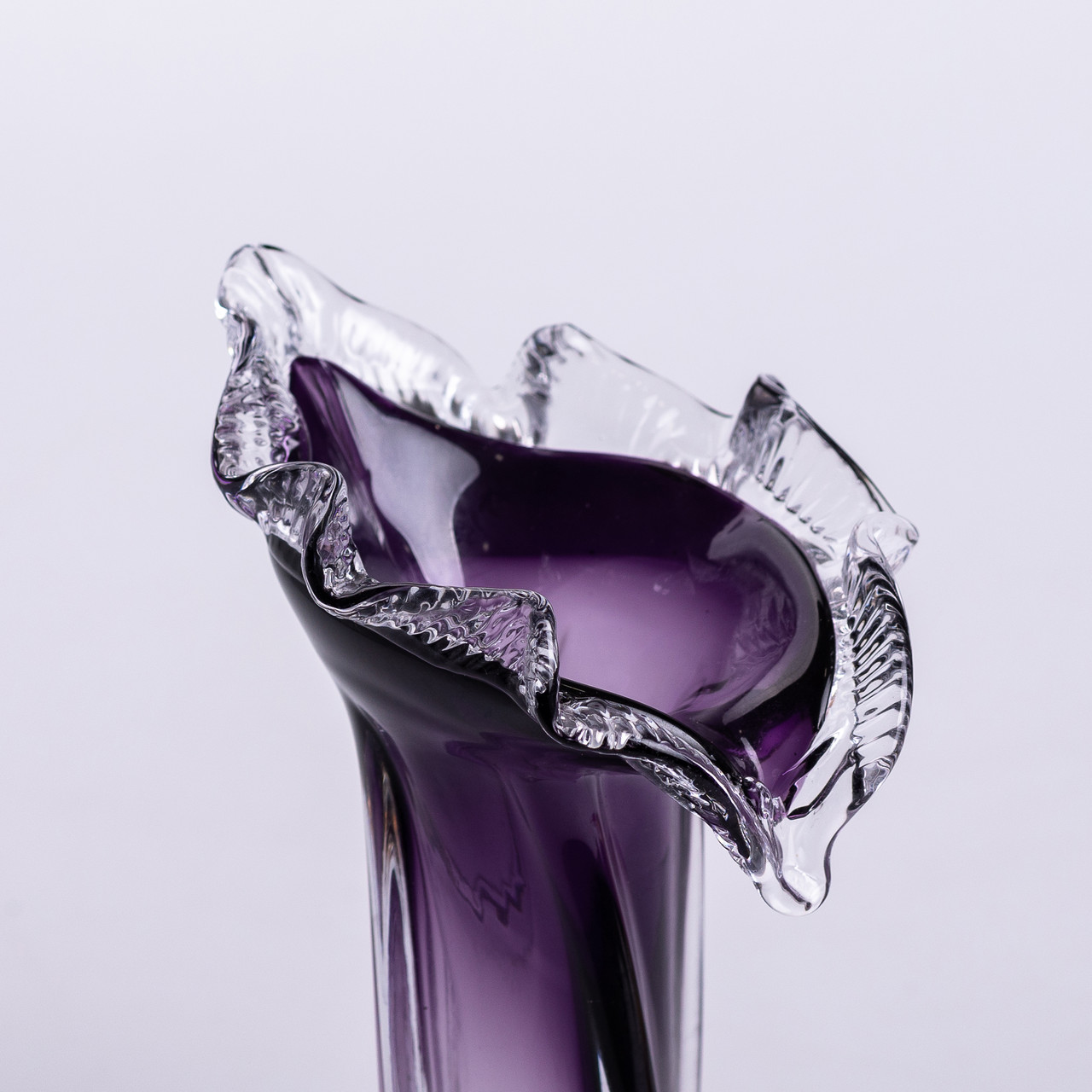 Ваза для квітів 20 см декоративна ваза для букета 110 мл Фіолетова HP-9-9_HP-9-9_Milantium_3