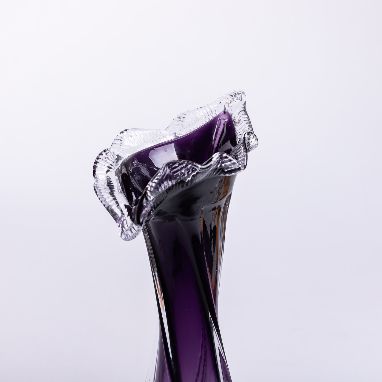 Ваза для квітів 31.5 см декоративна ваза для букета 300 мл Фіолетова HP-9-7_HP-9-7_Milantium_3
