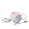 Чашка керамічна Space Walk 500мл з кришкою і ложкою Блакитний HP8226BL_HP8226BL_Milantium_2