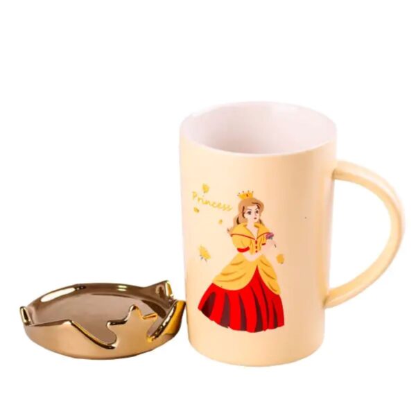 Чашка керамічна Princess 400мл з кришкою Жовтий HPCYM0845Y_HPCYM0845Y_Milantium_2
