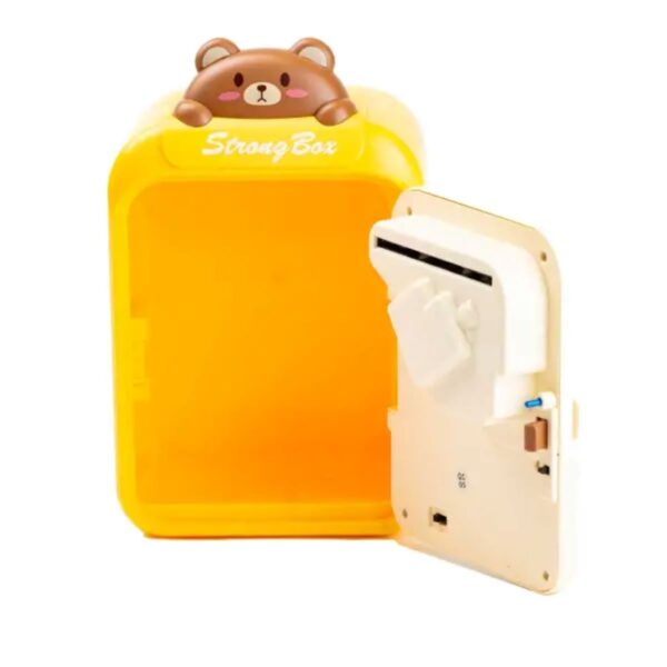 Сейф-скарбничка дитяча з купюроприймачем і кодовим замком Bear Жовтий HP12265Y_HP12265Y_Milantium_5