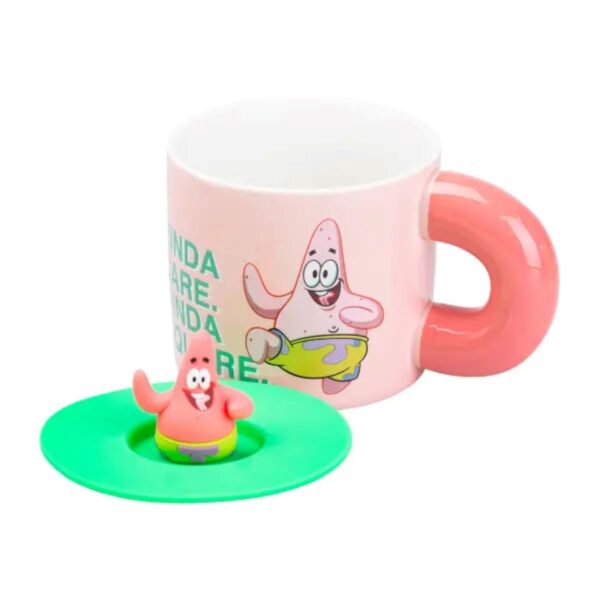 Чашка керамічна з кришкою "Патрік Стар" 400 мл Patrick Star HP7216P_HP7216P_Milantium_3
