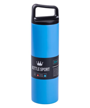 Термос металевий 500 мл з нержавіючої сталі Bottle Sport з ручкою синій HPGM5009BL_HPGM5009BL_Milantium_1