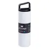 Термос металевий 500 мл з нержавіючої сталі Bottle Sport з ручкою білий HPGM5009W_HPGM5009W_Milantium_1