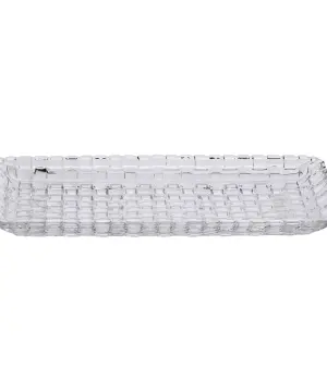 Блюдо для закусок скляне 25*12