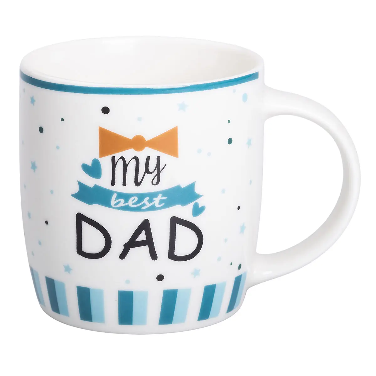 Чашка керамічна з написами 450 (мл) My best dad RX-N240278MD – купити в Україні недорого
