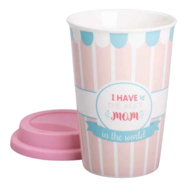 Склянка керамічна 420 (мл) з силіконовою кришкою I have the best mom RX-N240288HM_RX-N240288HM_Milantium_2