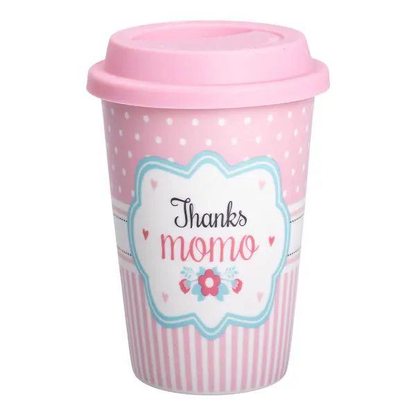 Склянка керамічна 420 (мл) з силіконовою кришкою Thanks momo RX-N240288TM_RX-N240288TM_Milantium_1