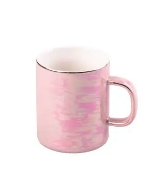 Чашка керамічна Glaze 420мл у дзеркальній глазурі Рожевий HPCYM0763P_HPCYM0763P_Milantium_1