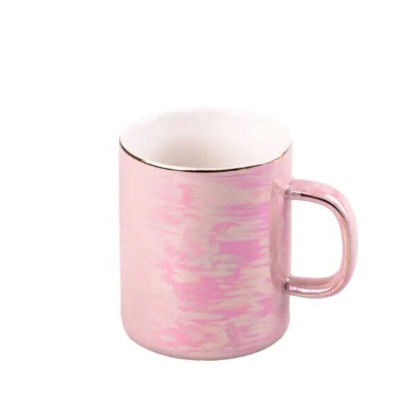 Чашка керамічна Glaze 420мл у дзеркальній глазурі Рожевий HPCYM0763P_HPCYM0763P_Milantium_1