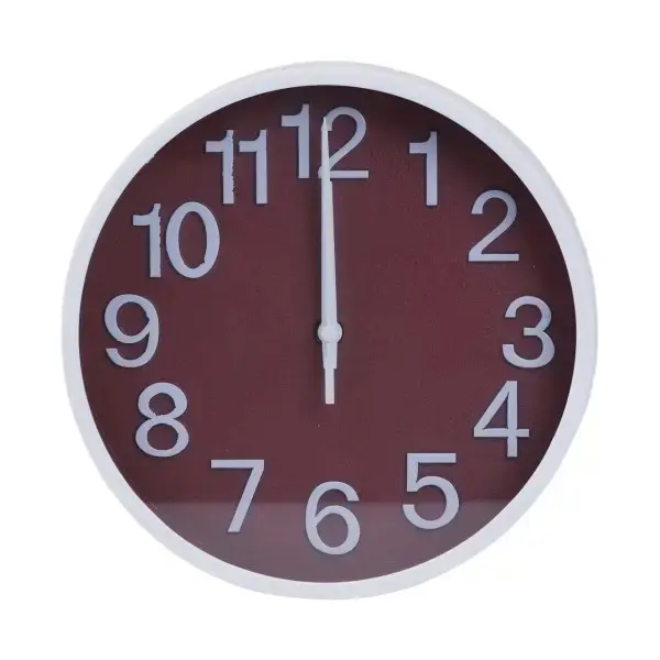 Годинник настінний 19,5 см, білий HP218W – купити в Україні недорого