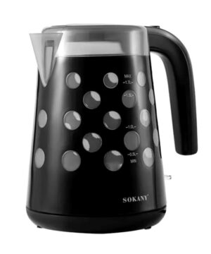 Електричний чайник 1.7 л Sokany електрочайник 1850 Вт Чорний FK1621B_FK1621B_Milantium_1