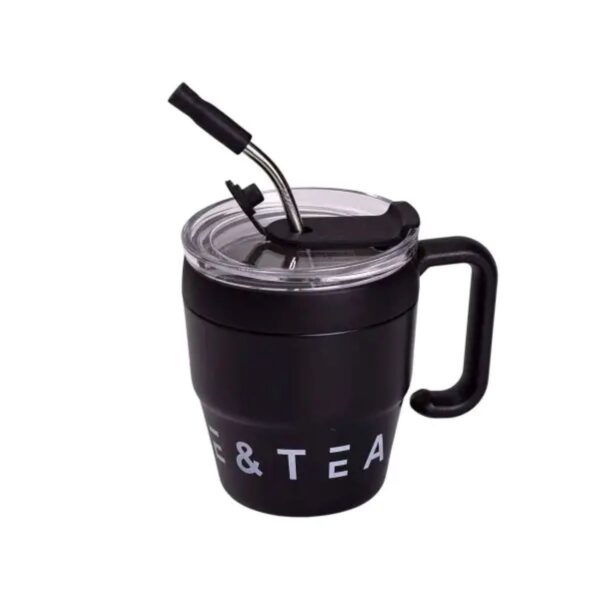 Термочашка Coffee & Tea з трубочкою чорна HP-14-23B_HP-14-23B_Milantium_2