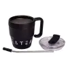 Термочашка Coffee & Tea з трубочкою чорна HP-14-23B_HP-14-23B_Milantium_4
