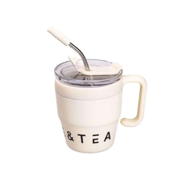 Термочашка Coffee & Tea з трубочкою бежева HP-14-23BE_HP-14-23BE_Milantium_1