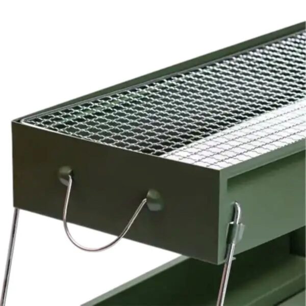 Мангал портативний складаний 51.5×23×25 см з решіткою HP461GR_HP461GR_Milantium_6