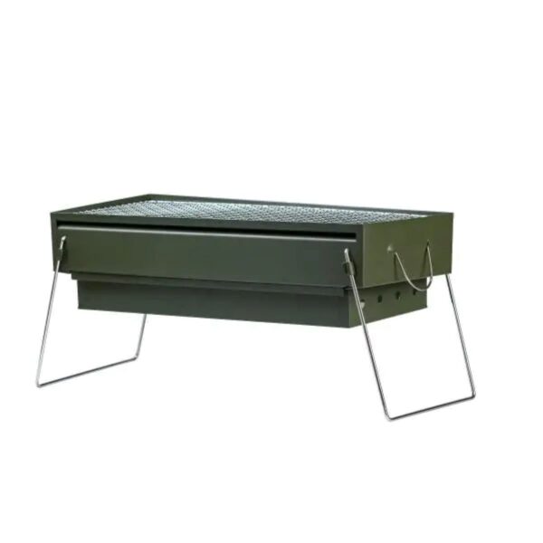 Мангал портативний складаний 51.5×23×25 см з решіткою HP461GR_HP461GR_Milantium_2