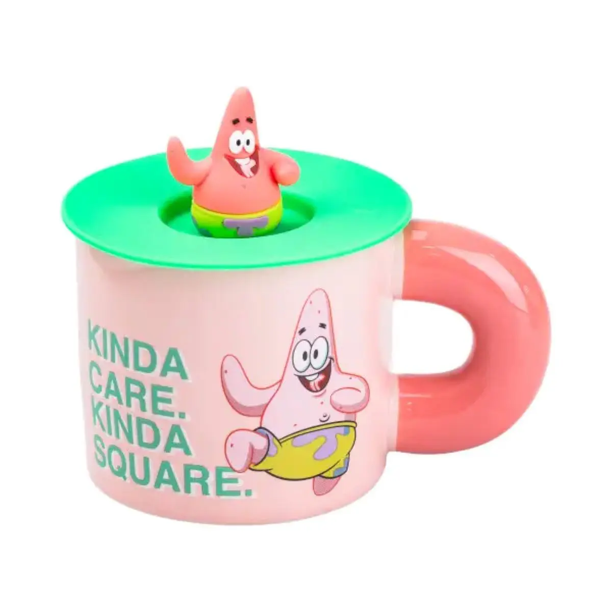 Чашка керамічна з кришкою “Патрік Стар” 400 мл Patrick Star HP7216P – купити в Україні недорого