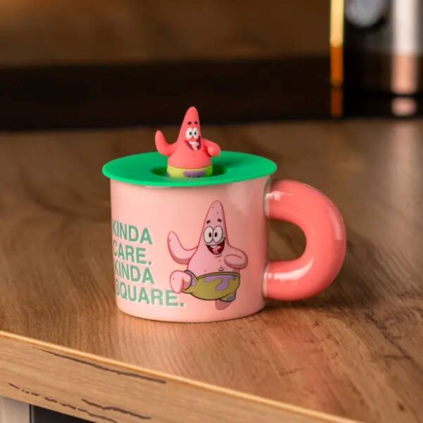 Чашка керамічна з кришкою "Патрік Стар" 400 мл Patrick Star HP7216P_HP7216P_Milantium_2