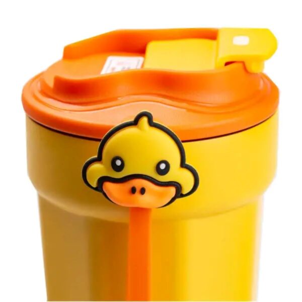 Термокружка 450 мл з кришкою на защіпці G. Duck Жовтий HP28489_HP28489_Milantium_6