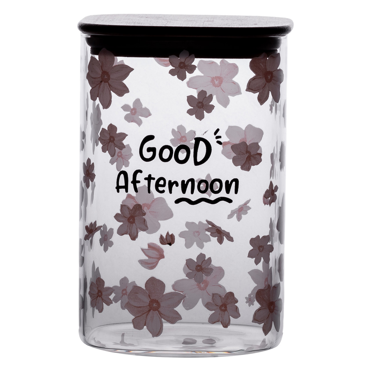 Банка для сипучих продуктів з бамбуковою кришкою 1.2 л ємність для сипучих скло HP-34-23_HP-34-23_Milantium_4