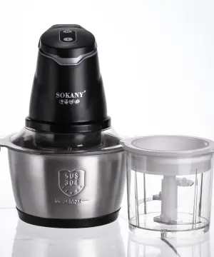 Чоппер подрібнювач 2 в 1 кухонний з чашею на 1.5 л кухонний електричний Sokany SK-06028_SK-06028_Milantium_1