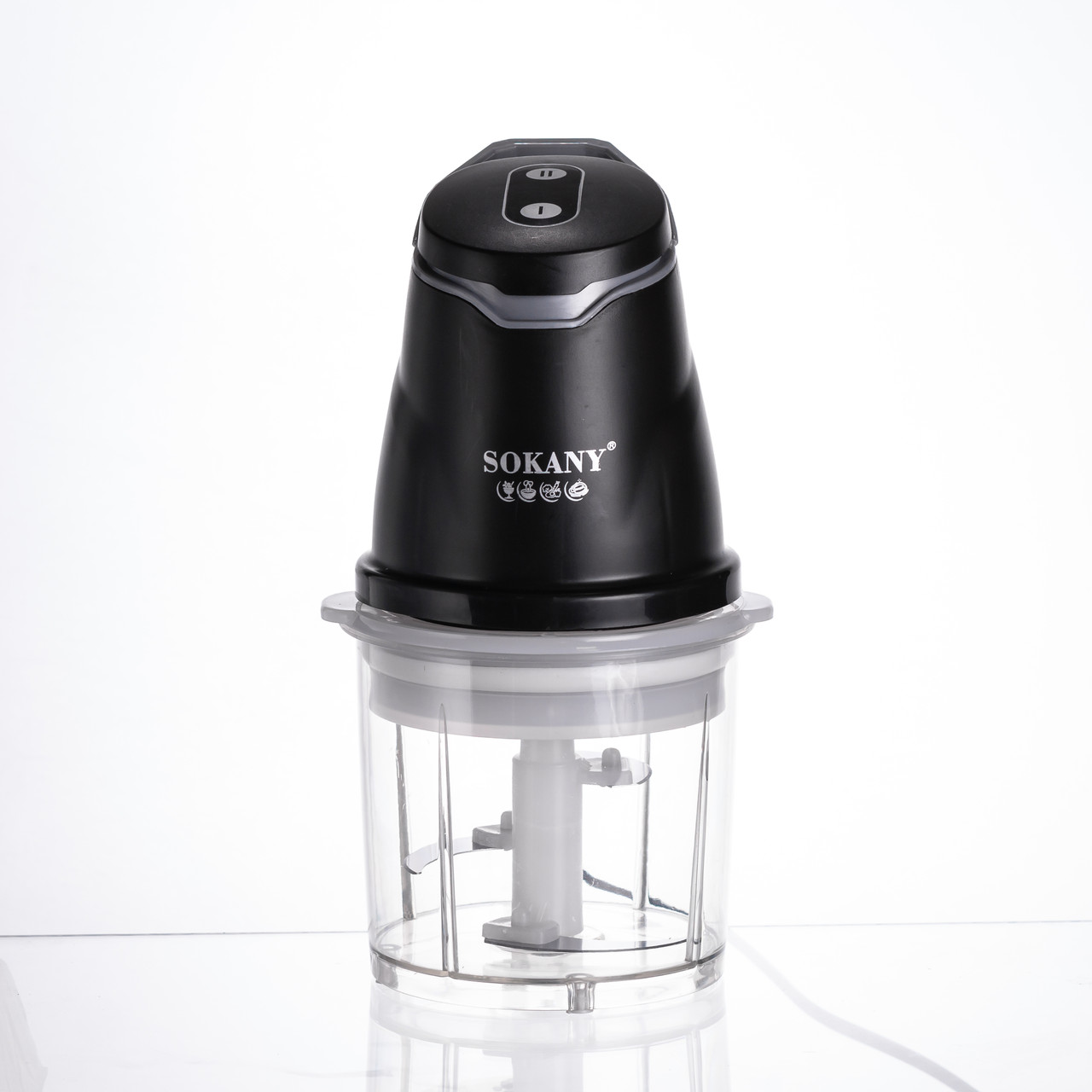 Чоппер измельчитель 2 в 1 Кухня с миской на 1.5 L Kitchen Electric Sokany SK-06028_Sk-06028_Милантиум_3