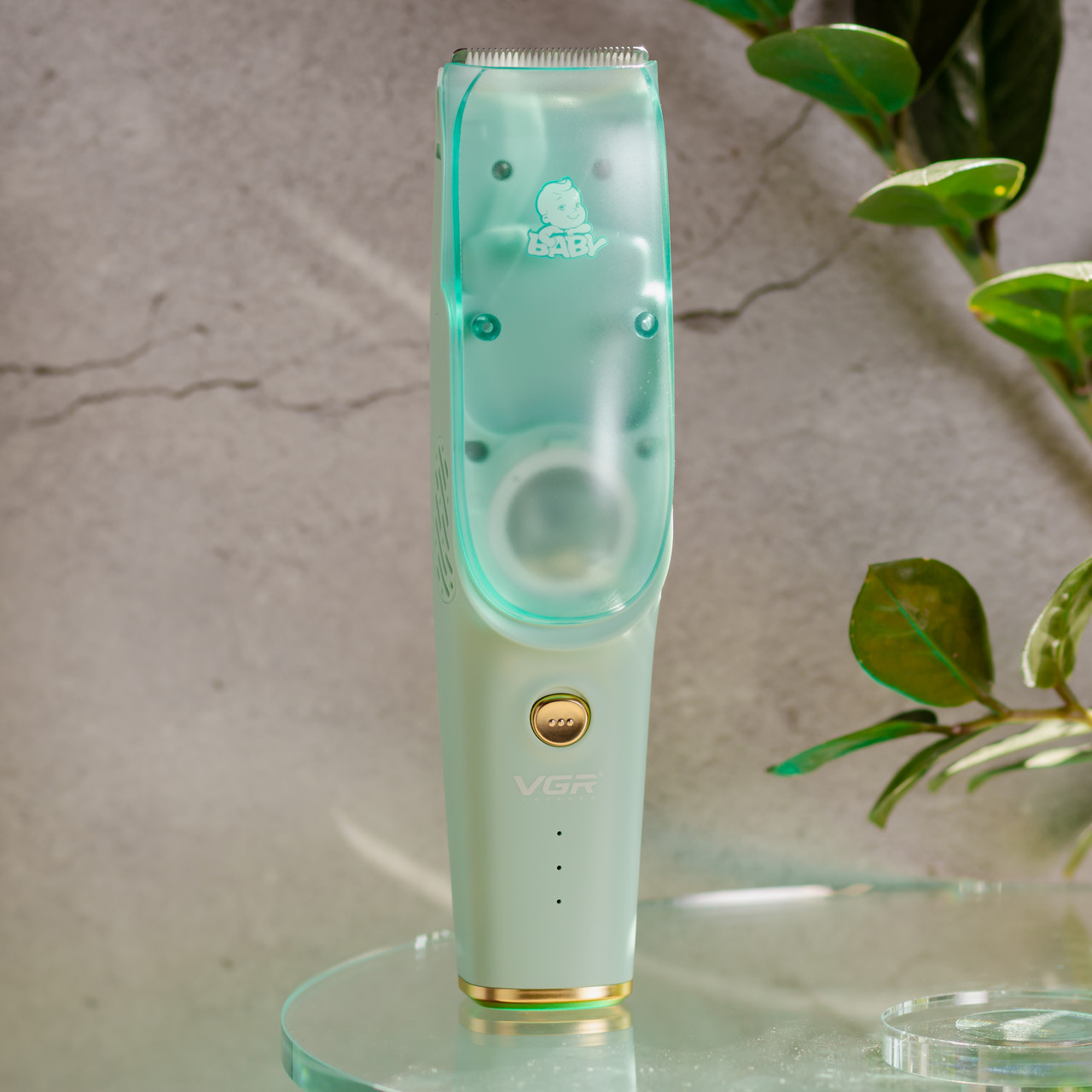 Дитяча машинка для стрижки волосся з насадками тиха акумуляторна бездротова VGR V-151_HP-V-151_Milantium_7