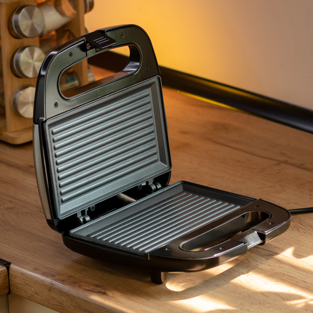 Электрический гриль зажимает с неживым покрытием 750 VT Sokany SK-08073_Sk-08073_Милантиум_6