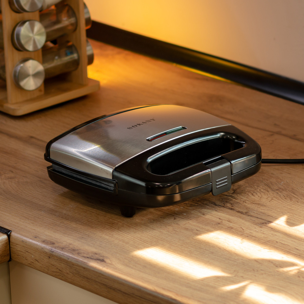 Электрический гриль зажимает с неживым покрытием 750 VT Sokany SK-08073_Sk-08073_Милантиум_7