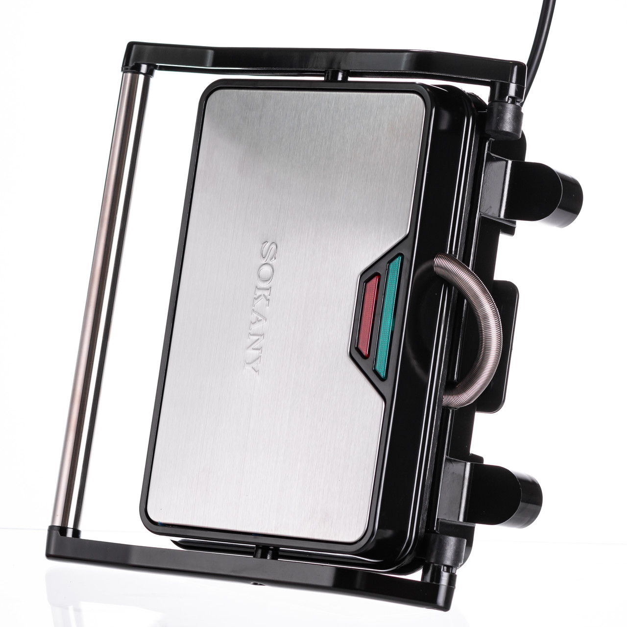 Электрический гриль зажимает с неживым покрытием 850 Вт Sokany SK-223_SK-223_Milantium_6