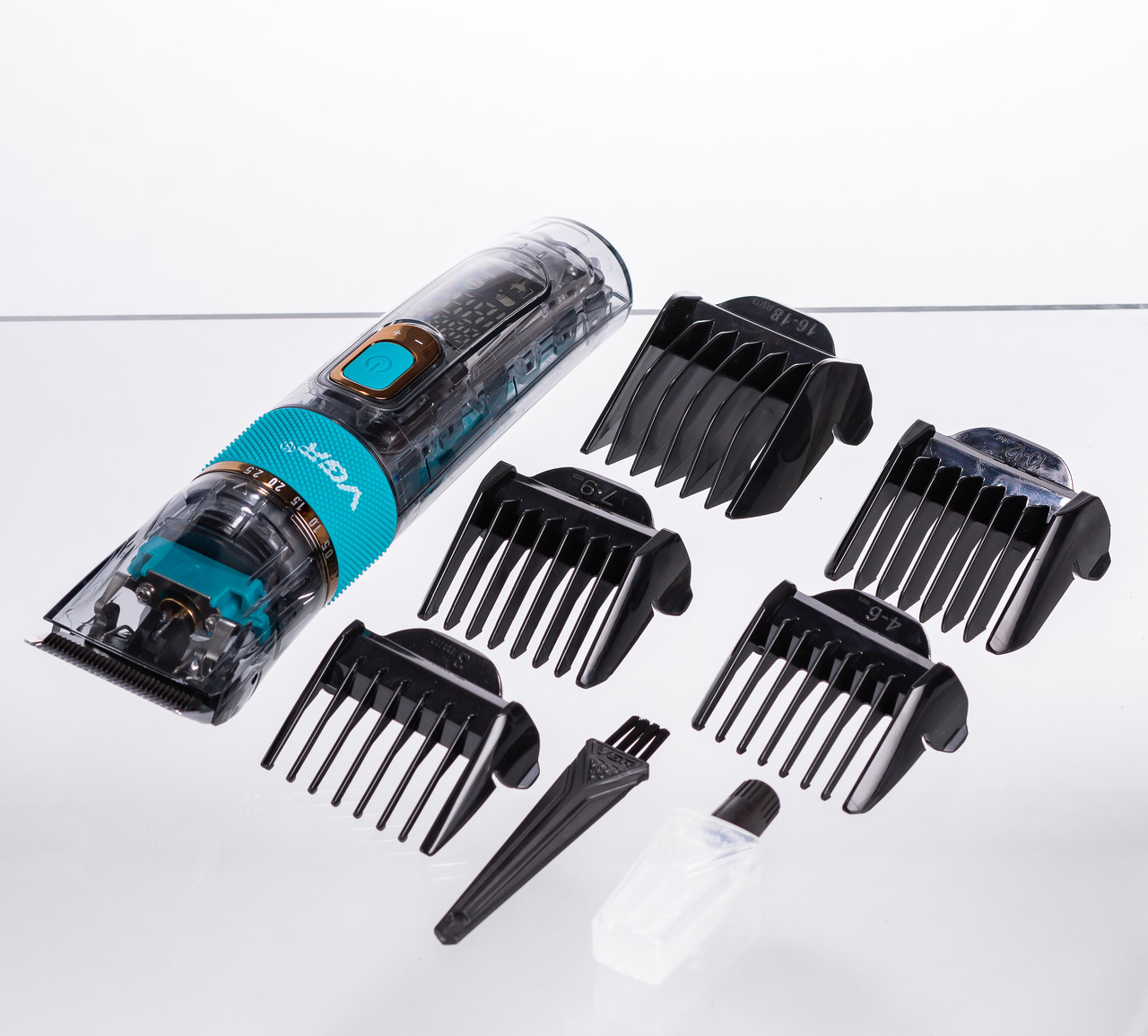 Машинка для стрижки професійна Синій VGR V-695_HP-V-695_Milantium_3