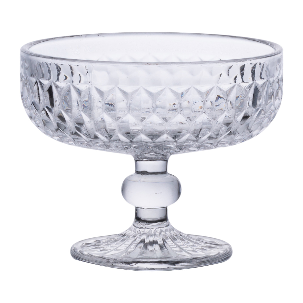 Набір креманок на ніжці 6 шт 300 мл скляні HP-19-106_HP-19-106_Milantium_3