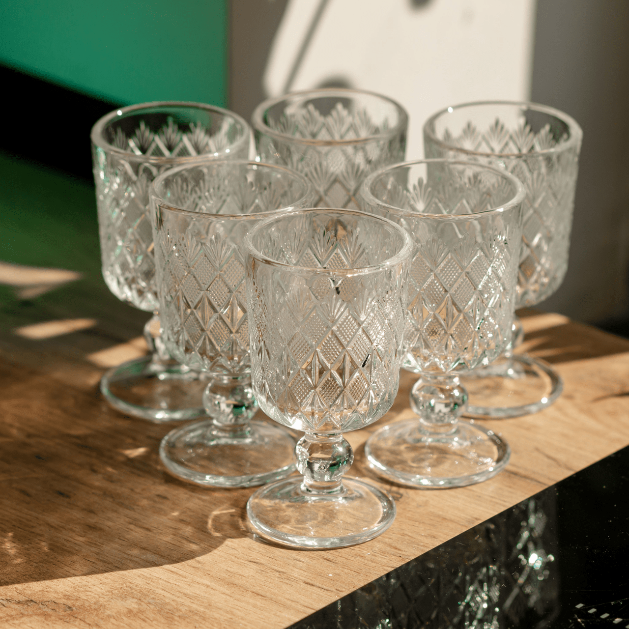 Набор волшебников 6 шт. 50 мл скляні на ніжці HP-19-129_HP-19-129_Milantium_4