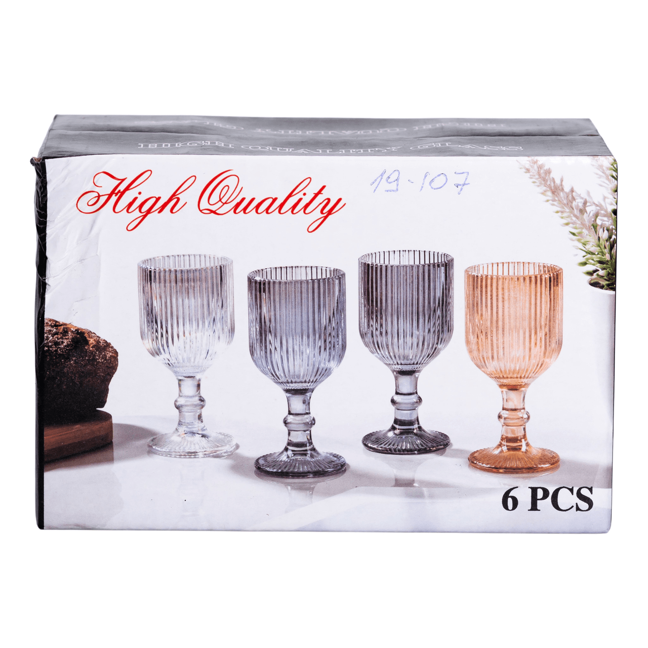 Набор очков на ноге 6 ПК стекло 50 мл HP-19-107_HP-19-107_Milantium_5