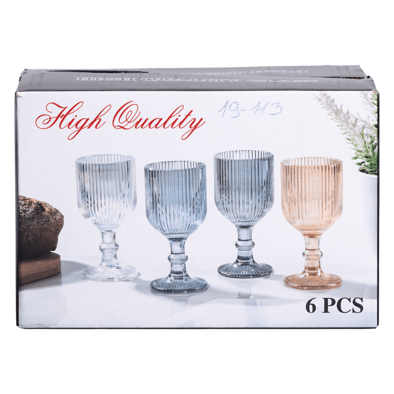 Набор очков на ноге 6 ПК стекло 50 мл HP-19-113_HP-19-113_Milantium_5