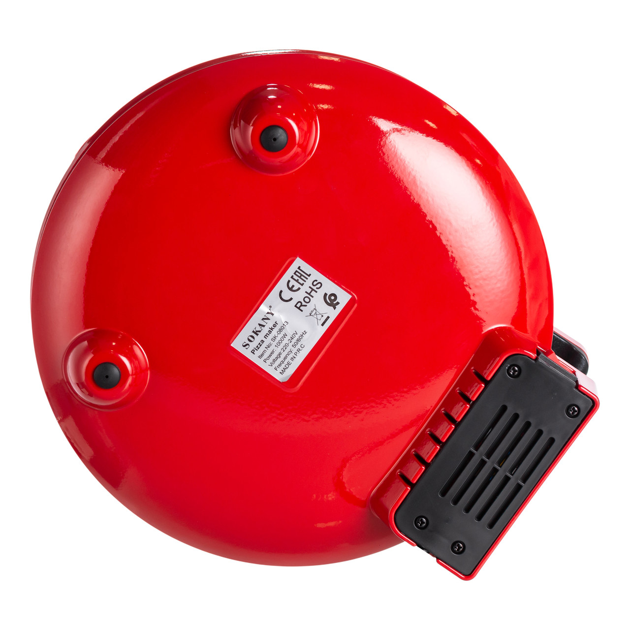 Піца мейкер електрична 1000 Вт з антипригарним покриттям і подвійним нагріванням Sokany SK-08013_Sk-08013_Милантиум_5