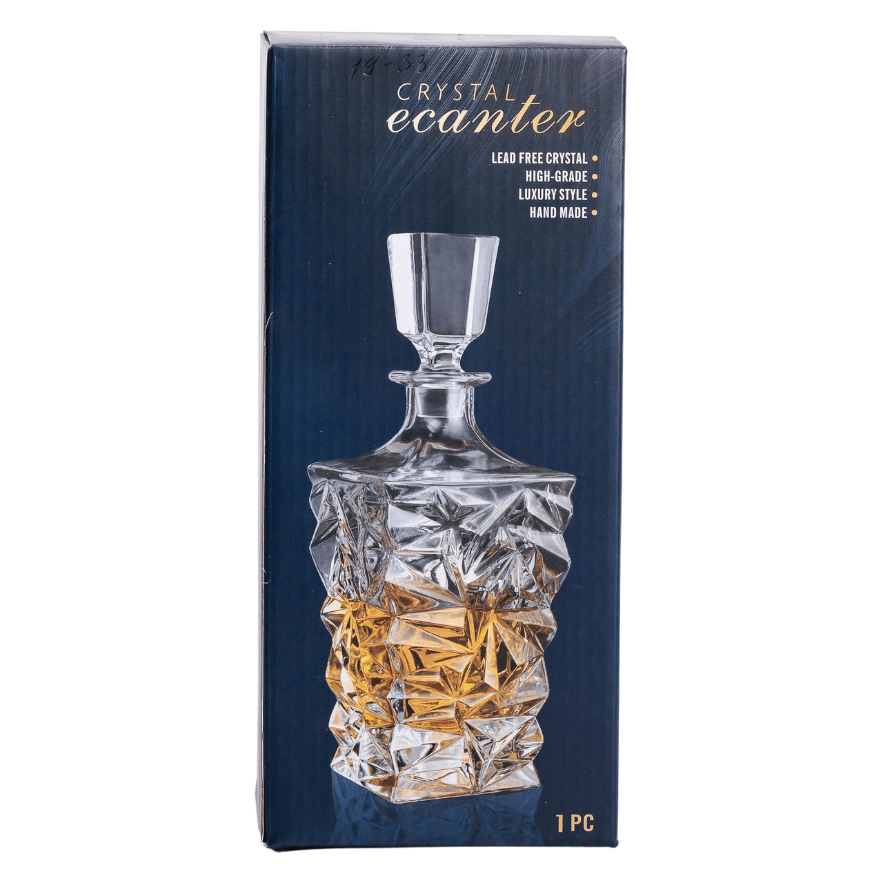 Дефект для виски 1 літр 11×11×28 см із пробкою HP-19-33_HP-19-33_Milantium_7