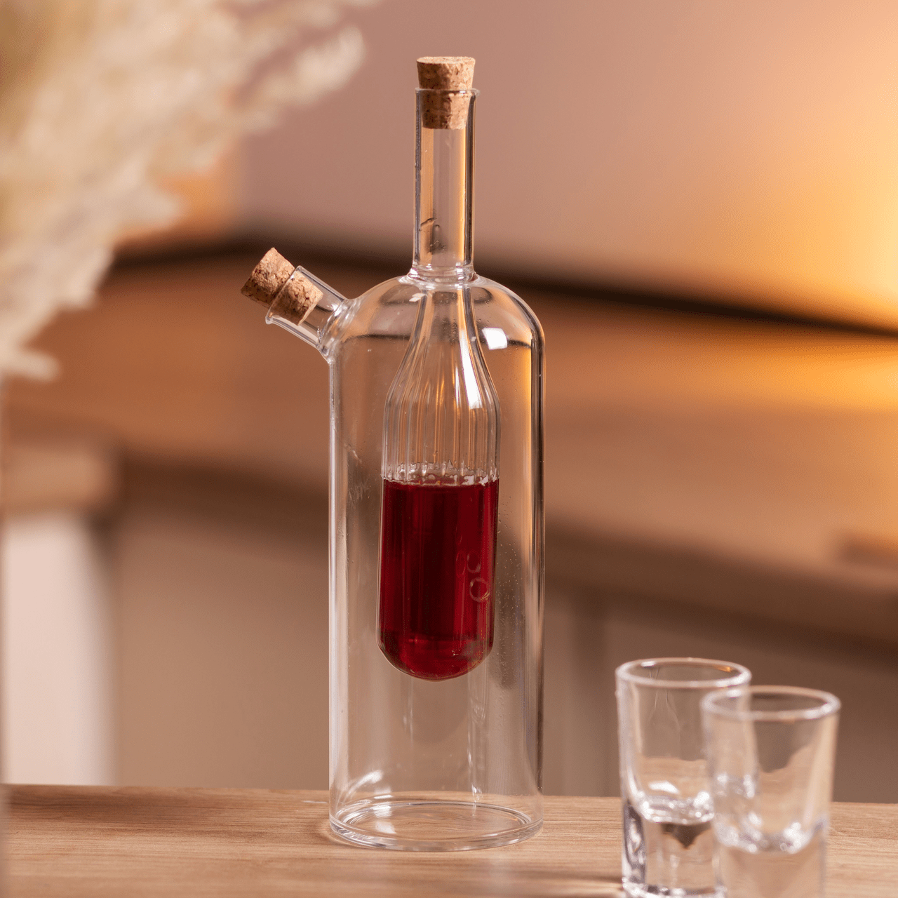 Стеклянная бутылка двойной для масла и уксуса 2V1 500 мл HP-34-13_HP-34-13_Milantium_5