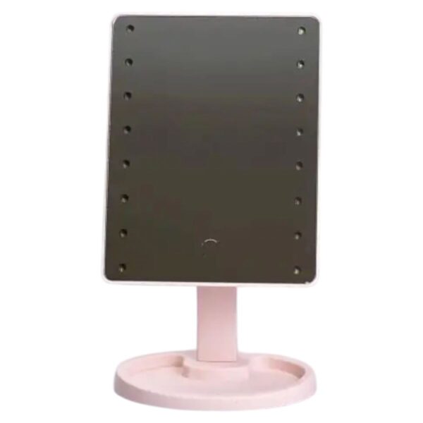 Дзеркало косметичне 21х16 см 16 LED Чорне HP-10-3AP_HP-10-3AP_Milantium_2