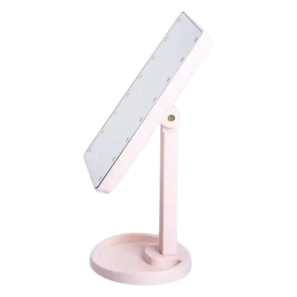 Дзеркало косметичне 21х16 см 16 LED Чорне HP-10-3AP_HP-10-3AP_Milantium_3