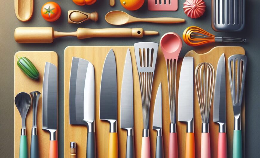 Набори кухонних ножів та лопаток: важливість в кожній кухні