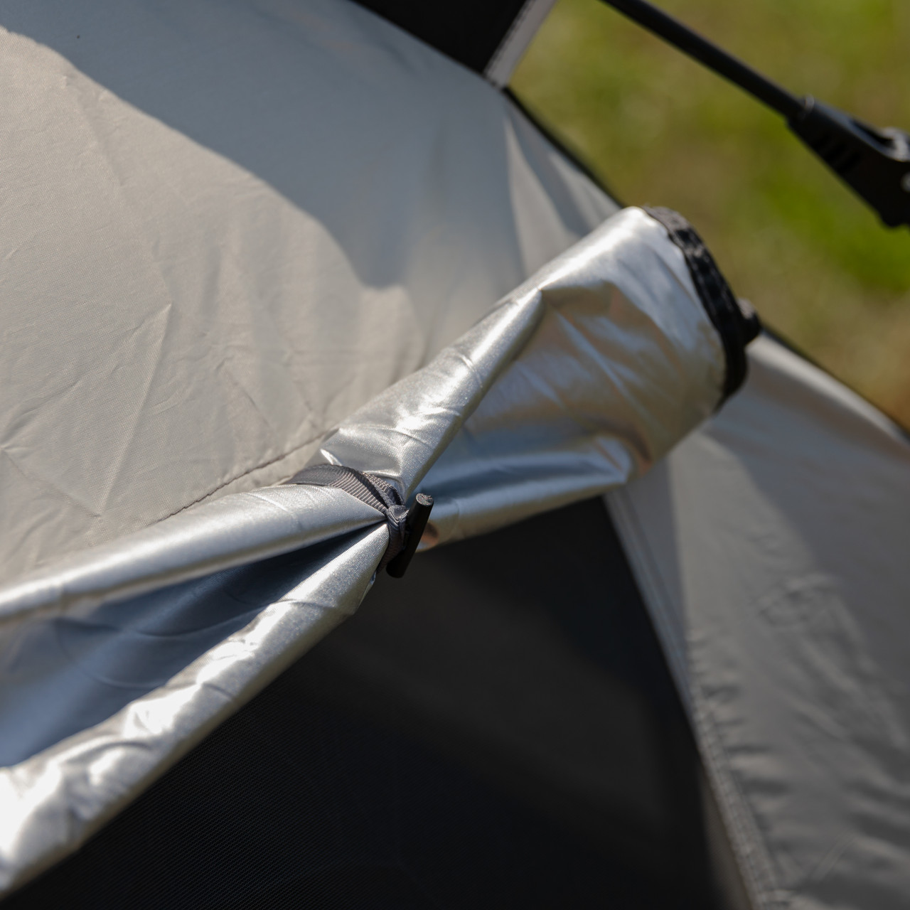 Намет автоматичний тримісний 2 на 2 (м) кемпінговий туристичний LU-016B Чорний_LU-016B_Milantium_7