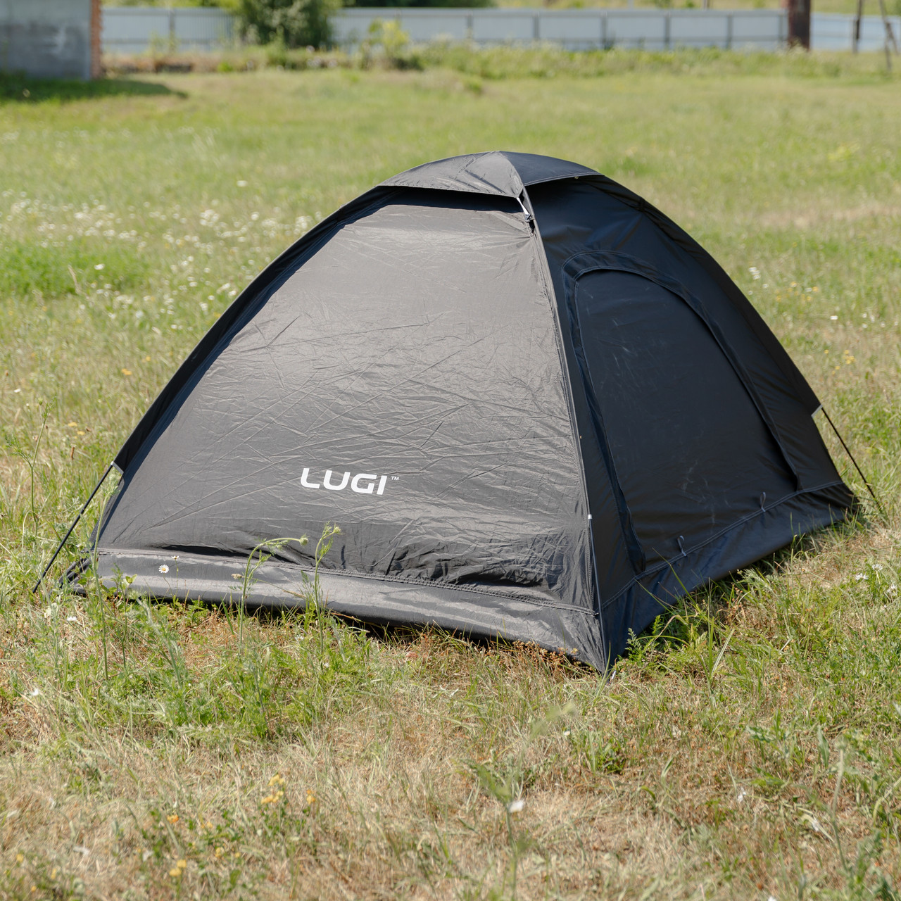 Намет двомісний 200×150×120 см кемпінговий туристичний для риболовлі LU-025B Чорний_LU-025B_Milantium_5