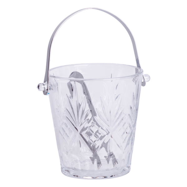 Ведро для льда - стекло 1 л з металевими щипцями HP-19-22GLASS_HP-19-22GLASS_Milantium_5